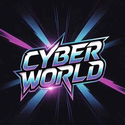 CyberWorldVR studio logo representing 30 immersive virtual reality adult scenes designed for VR headsets.