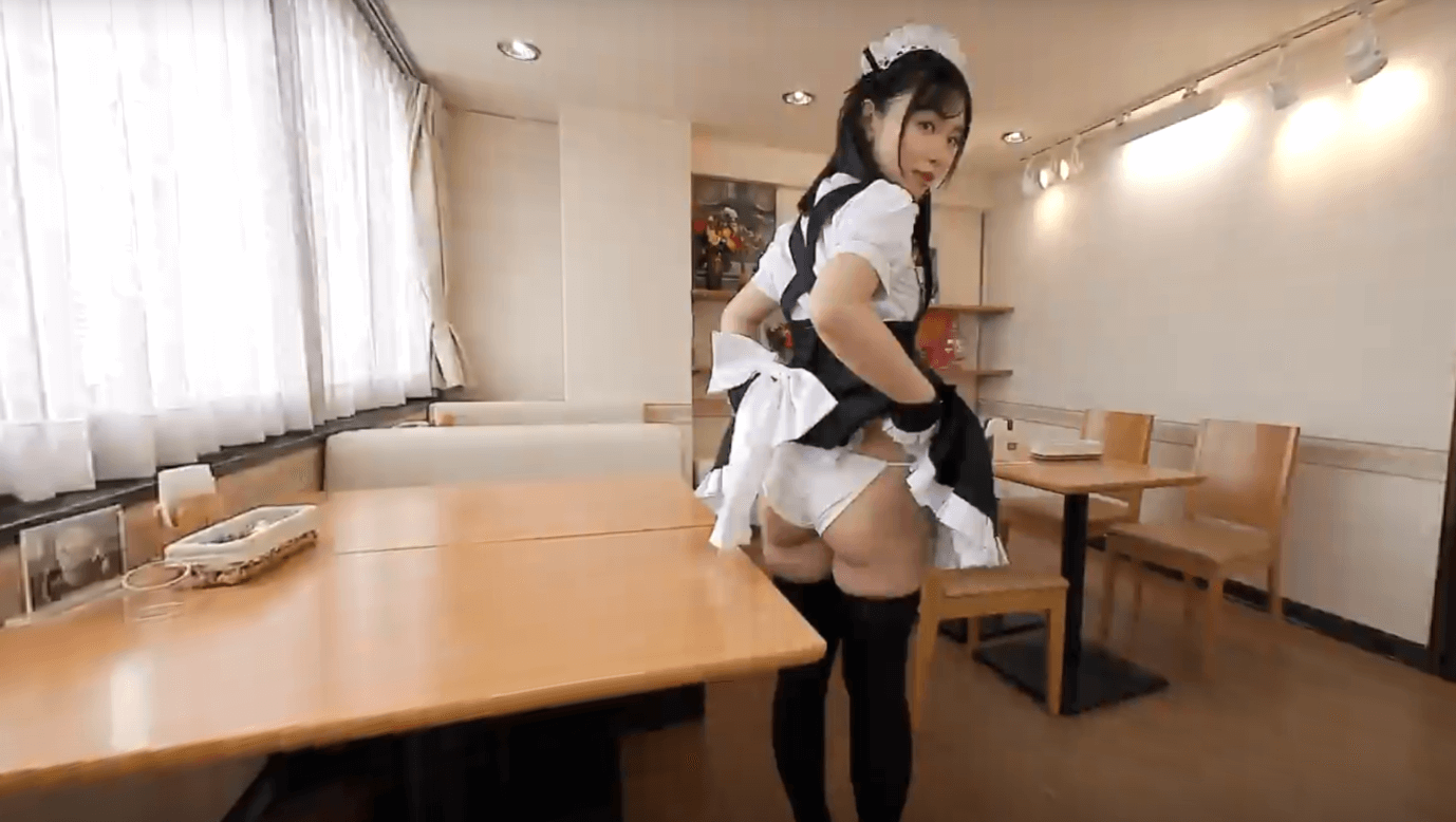 Brunette Tsubasa Minami acts in a VR restaurant roleplay filmed in 60fps POV for FS.Knights Visual