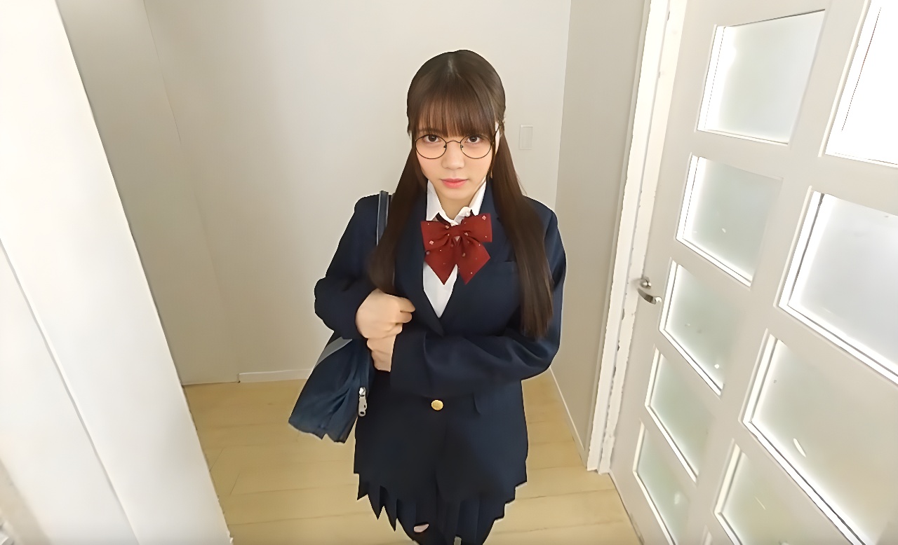 Smart ponytail teen performs vaginal sex and oral pleasure in a VR POV scene from VR Lands