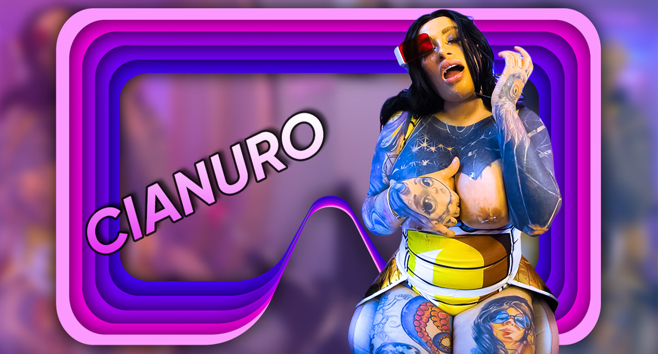 Angela Cianuro performs solo on a fucking machine in close up cosplay with big tits in this non POV VR video by Dreamcam.
