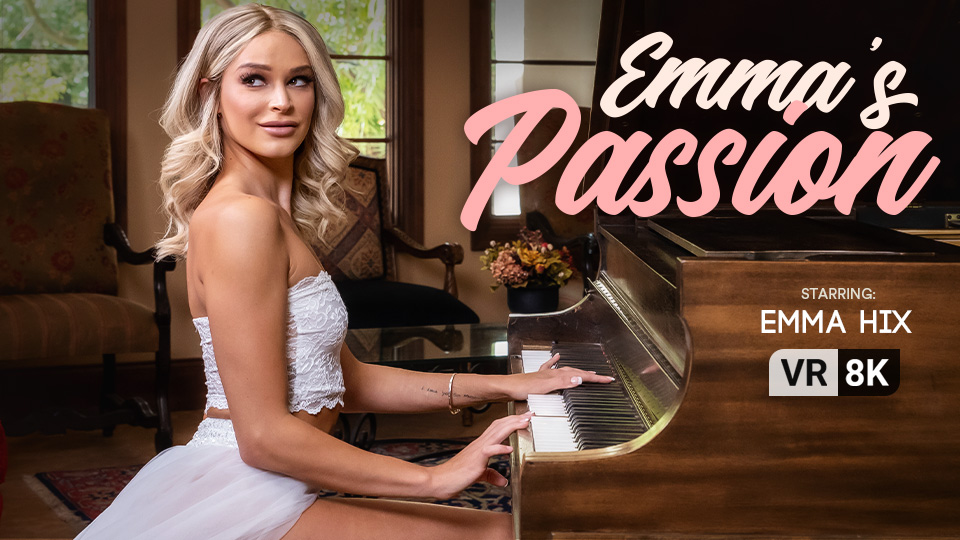 Emma Hix performs a POV blowjob in VR Bangers 4K adult content