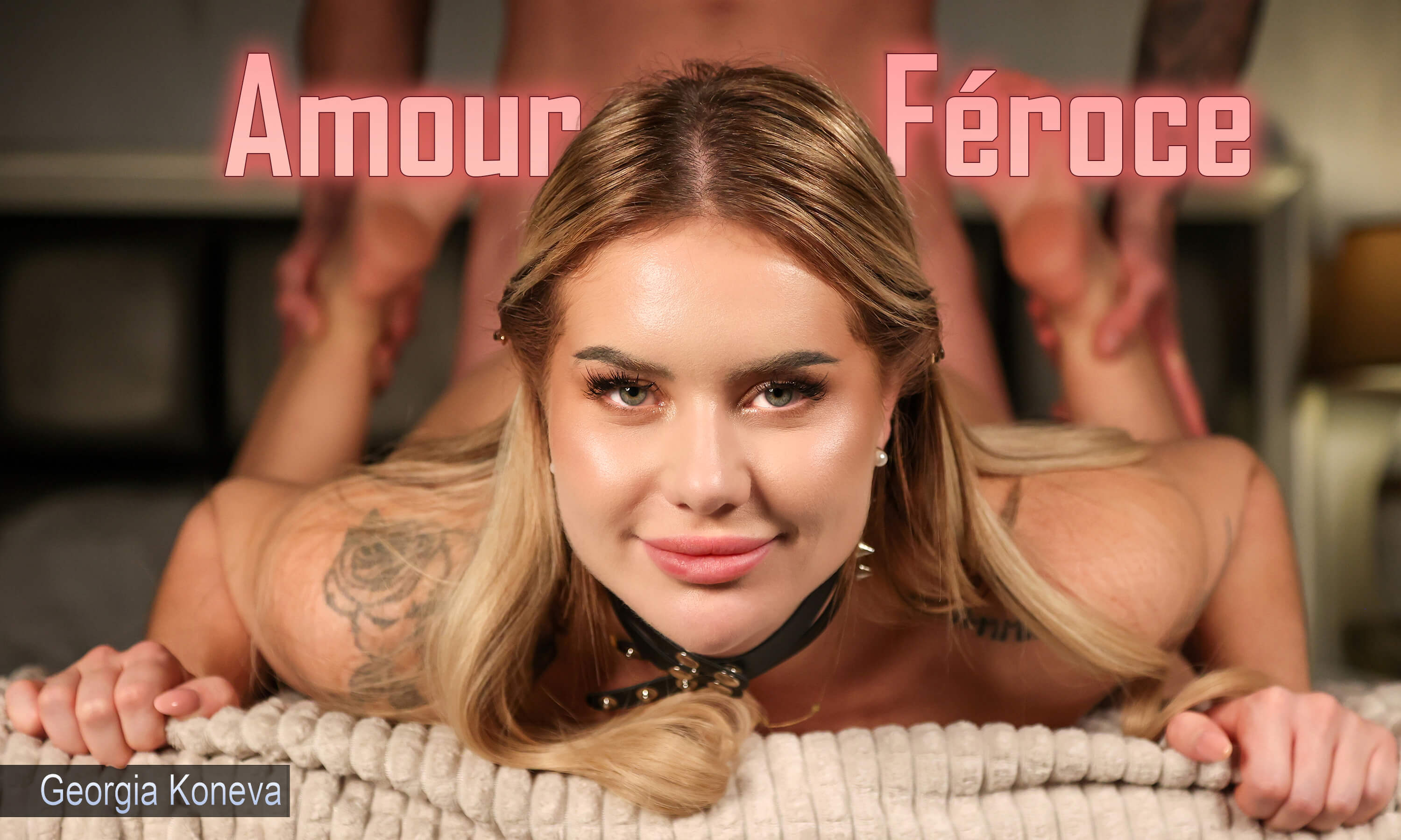 Georgia Koneva performs a close up non POV blowjob in an adult VR video from immerSex featuring medium tits and fetish themes