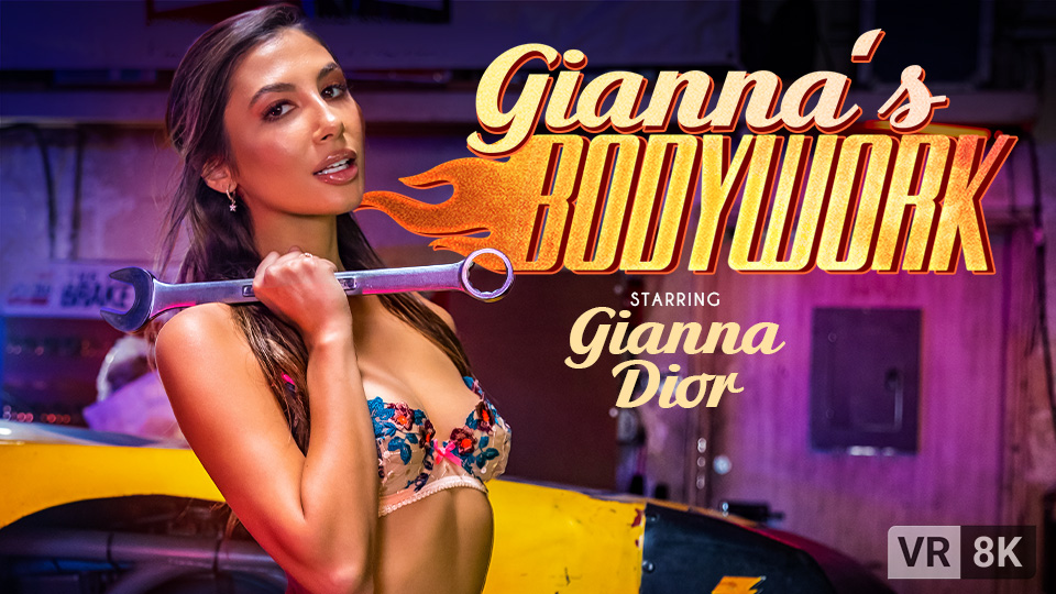 Gianna Dior Fixes Your Car With Pussy & Cock in 8K