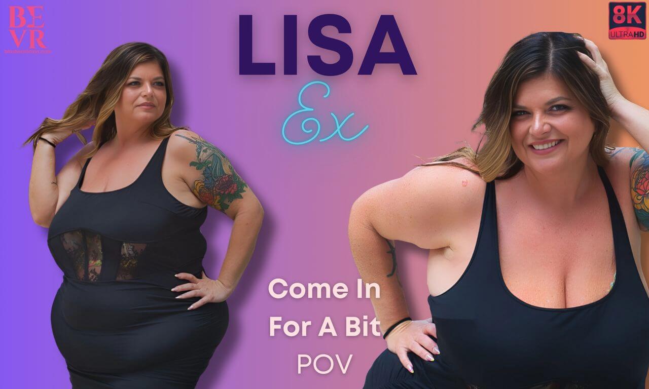 Lisa Ex performs a solo adult VR scene in a close up POV shot filmed in 60 frames per second for immersive viewing.