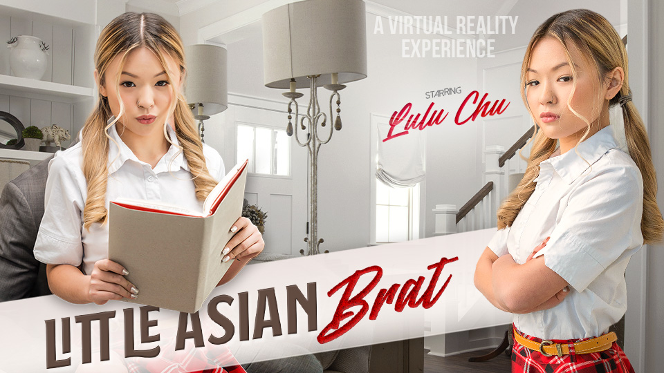 Lulu Chu performs a blowjob in a VR Bangers 4K POV scene featuring 60 FPS premium adult video content.