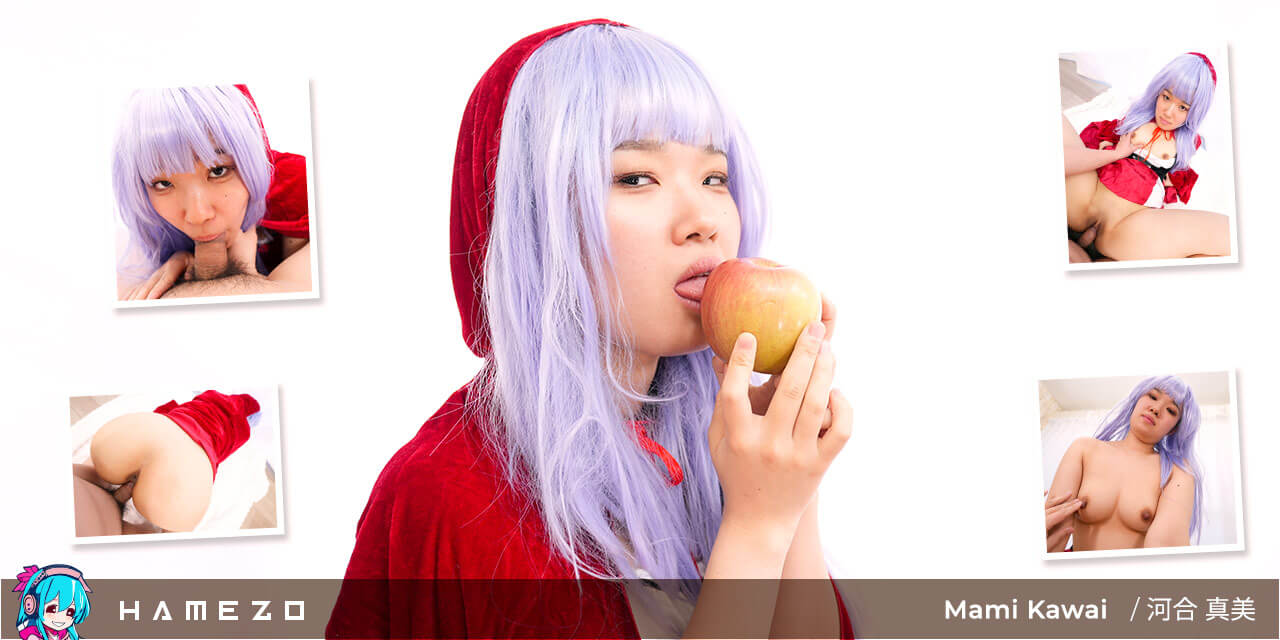 Mami Kawai performs vaginal sex and a blowjob in a fairy-themed food setting, captured in high-resolution adult VR POV footage.