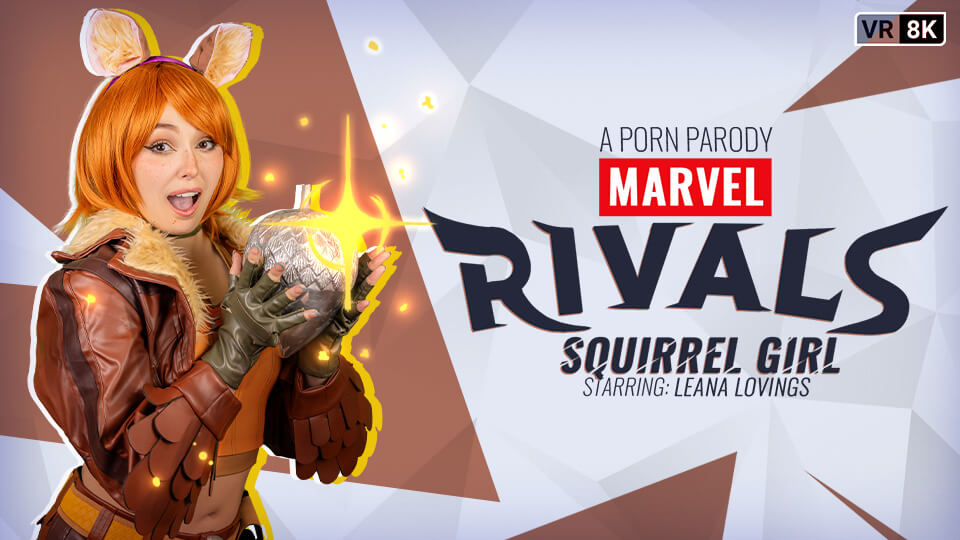 Leana Lovings performs vaginal sex and a blowjob in a Marvel Rivals parody filmed in 60 FPS VR with close up shots