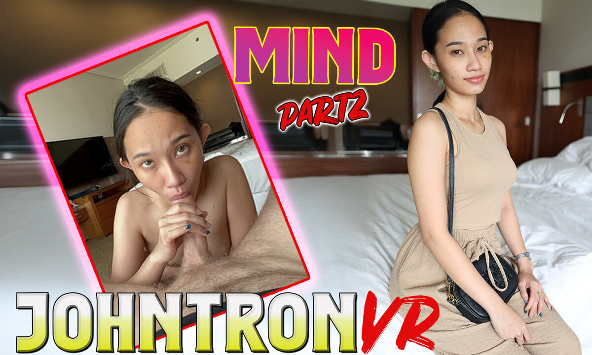 Model MIND performs vaginal sex and oral on JohnTronVR in a 60 FPS VR POV scene.