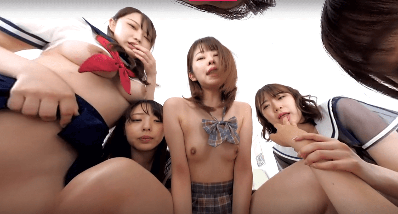 Mao Watanabe, Mizuki Yayoi, and Hana Shirato kiss and lick in this 6K 180 degree VR POV adult scene by SOD Harem.