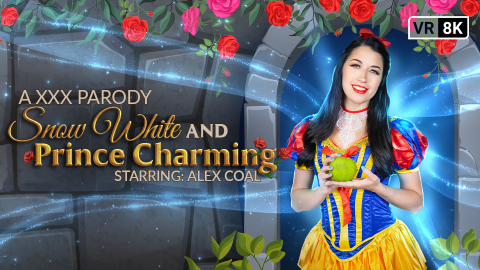 Alex Coal cosplaying Snow White performs a POV blowjob on Prince Charming in a VR premium 60fps production.