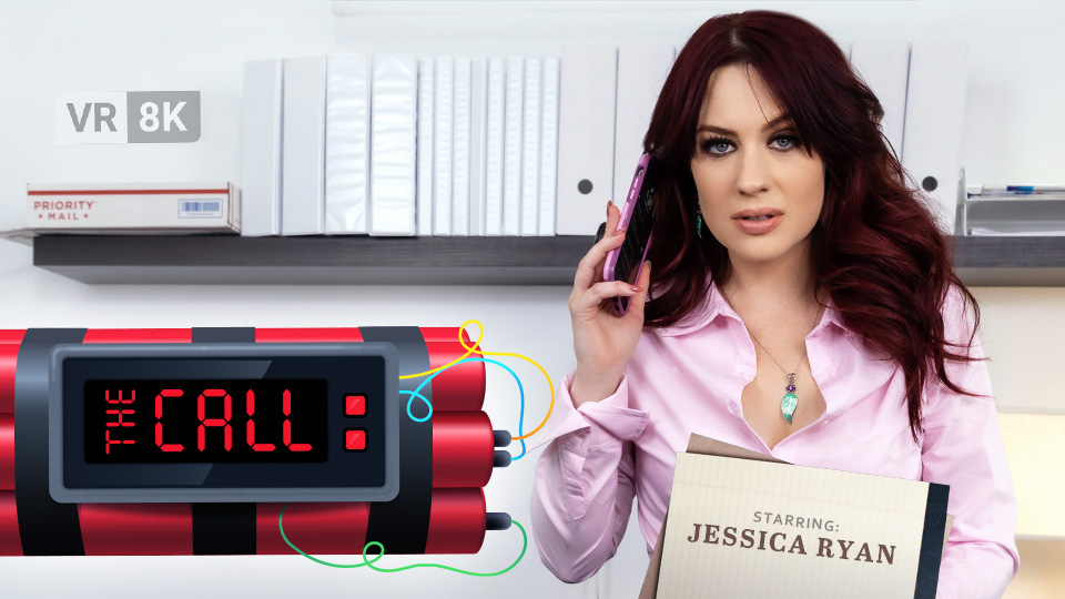 Redhead Jessica Ryan performs a POV blowjob in 4K VR with 60 FPS immersion for VR Bangers.