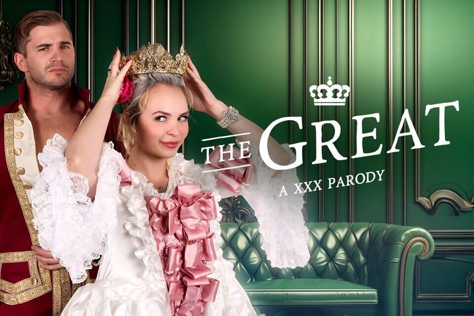 Lilly Bell performs vaginal sex and a blowjob in a close up POV VR scene for VRCosplayX The Great A XXX Parody
