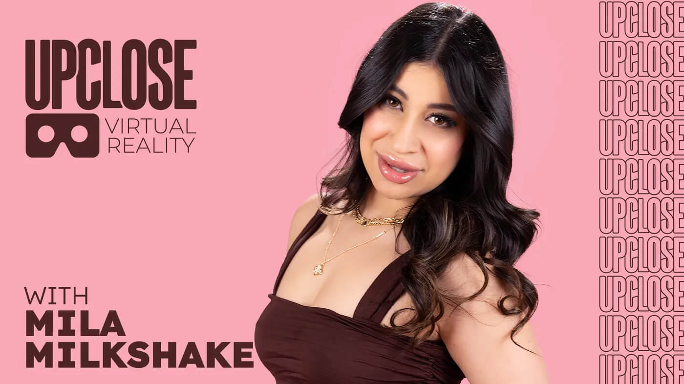 Mila Milkshake performs a POV blowjob while twerking in a close up VR scene with dirty talk