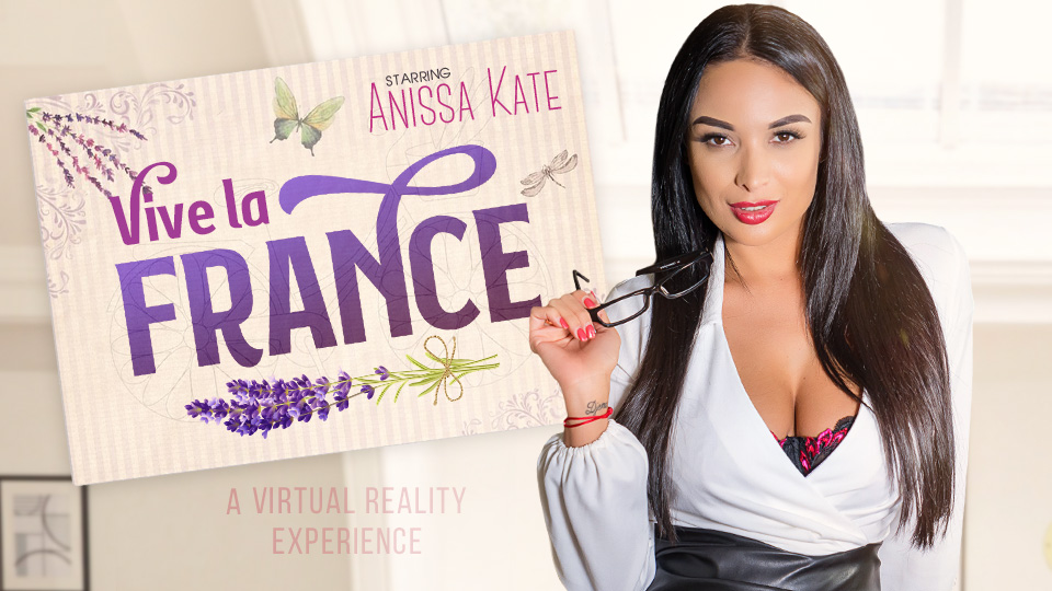 Anissa Kate's Passionate French Kissing 6K VR Scene