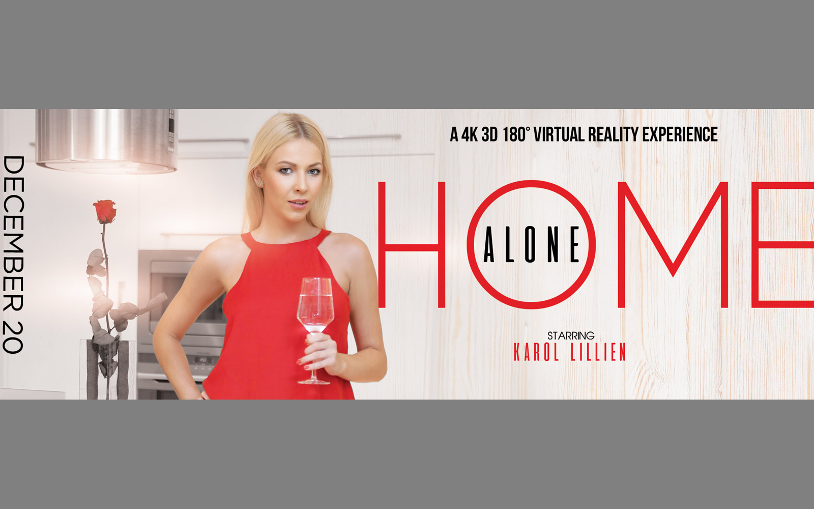 Karol Lilien performs solo masturbation in a home setting as a Hot European VR Bangers POV video in 60 FPS.