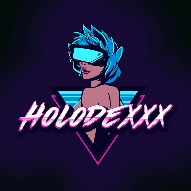 Holodexxx VR porn studio logo — 7 scenes in high-quality virtual reality for immersive adult entertainment experiences.