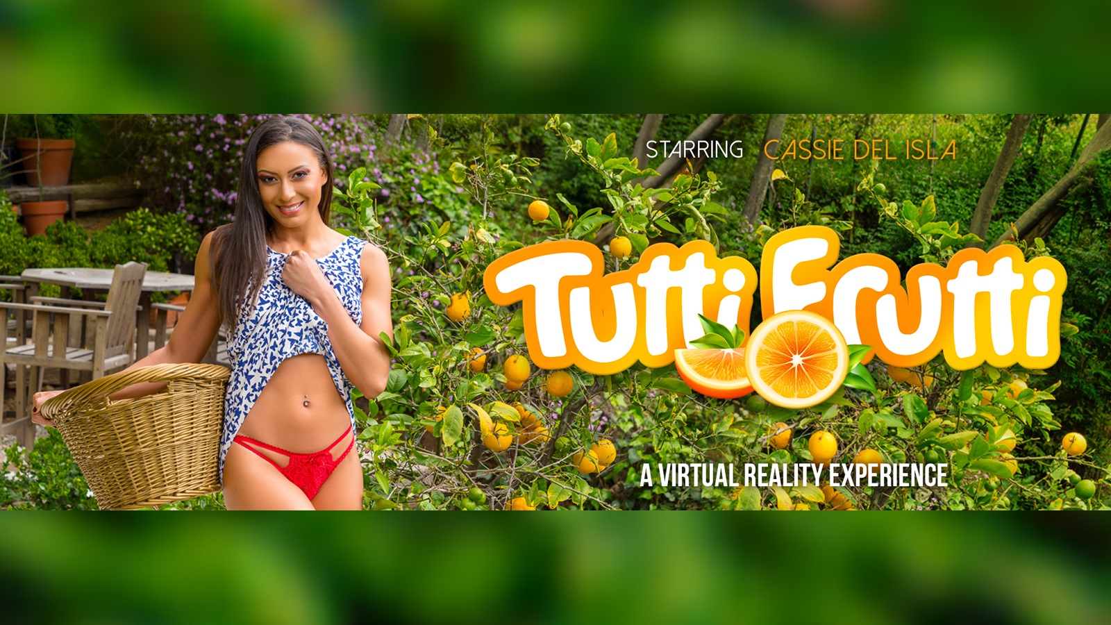 Cassie Del Isla Tan Ass Outdoor 6K VR Scene