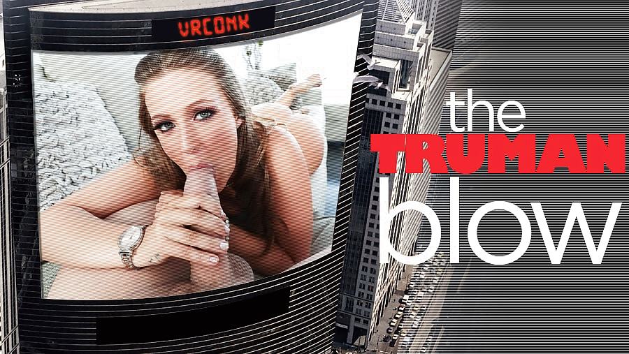 Febby Twigs performs a POV blowjob in a VR Conk 6K 180 degree adult video