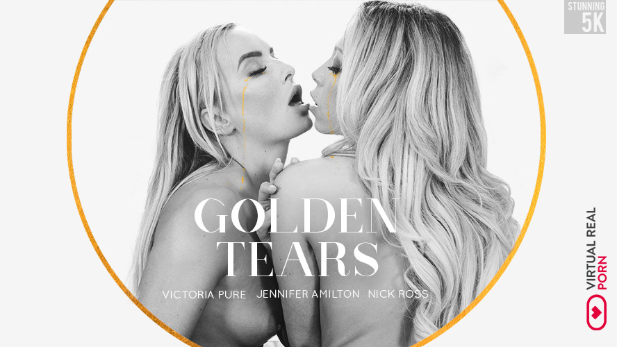 Jennifer Amilton and Victoria Pure pissing in a VR POV threesome with French European models in 60fps 4K production.