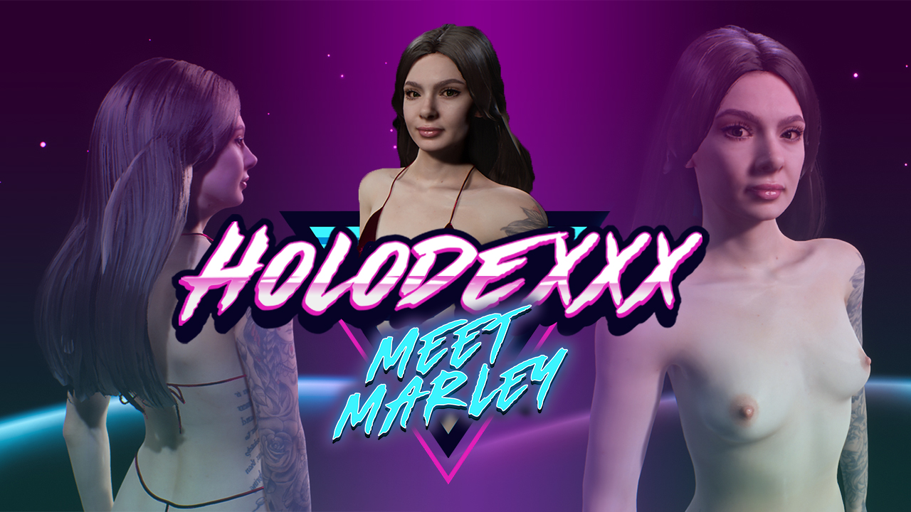 Marley Brinx interacts with virtual environments in this Holodexxx 6DoF VR experience featuring spatial audio and PC game integration.