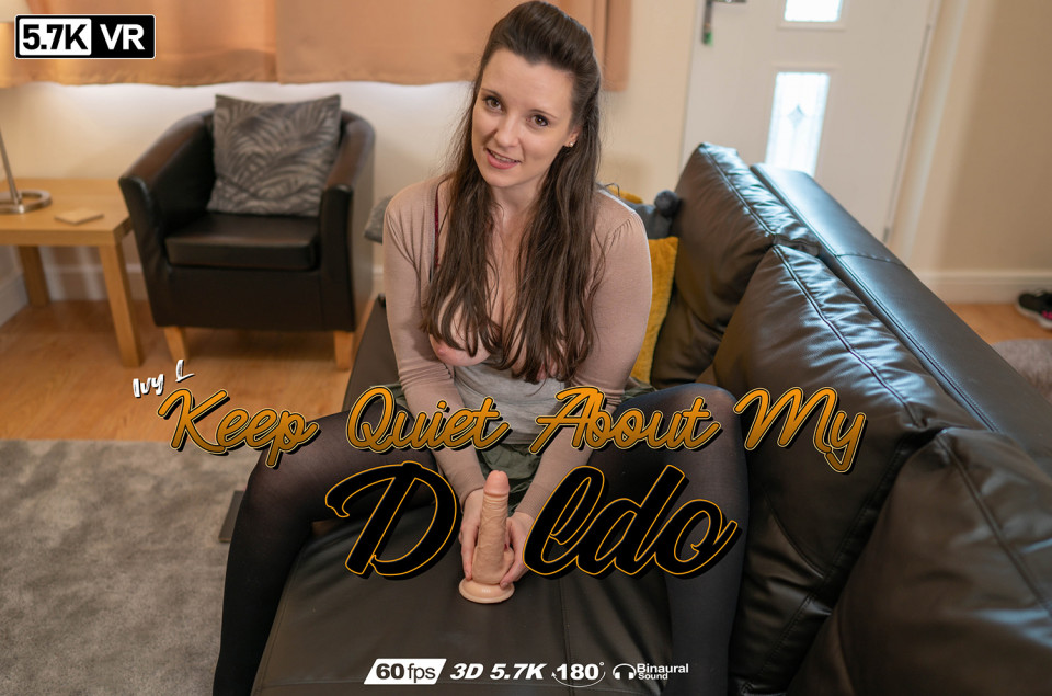 Ivy's Secret Dildo: Stealthy Solo Play & Fingering in 6K