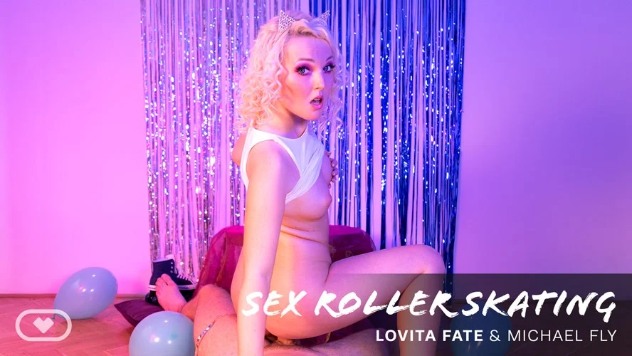 Lovita Fate performs vaginal sex and a blowjob while roller skating in this European POV VR video.