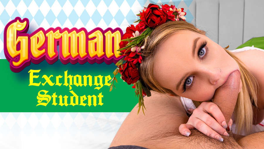 Eliza Eves performs a POV blowjob and titty fuck for a German exchange student in this 60 FPS VR premium video.