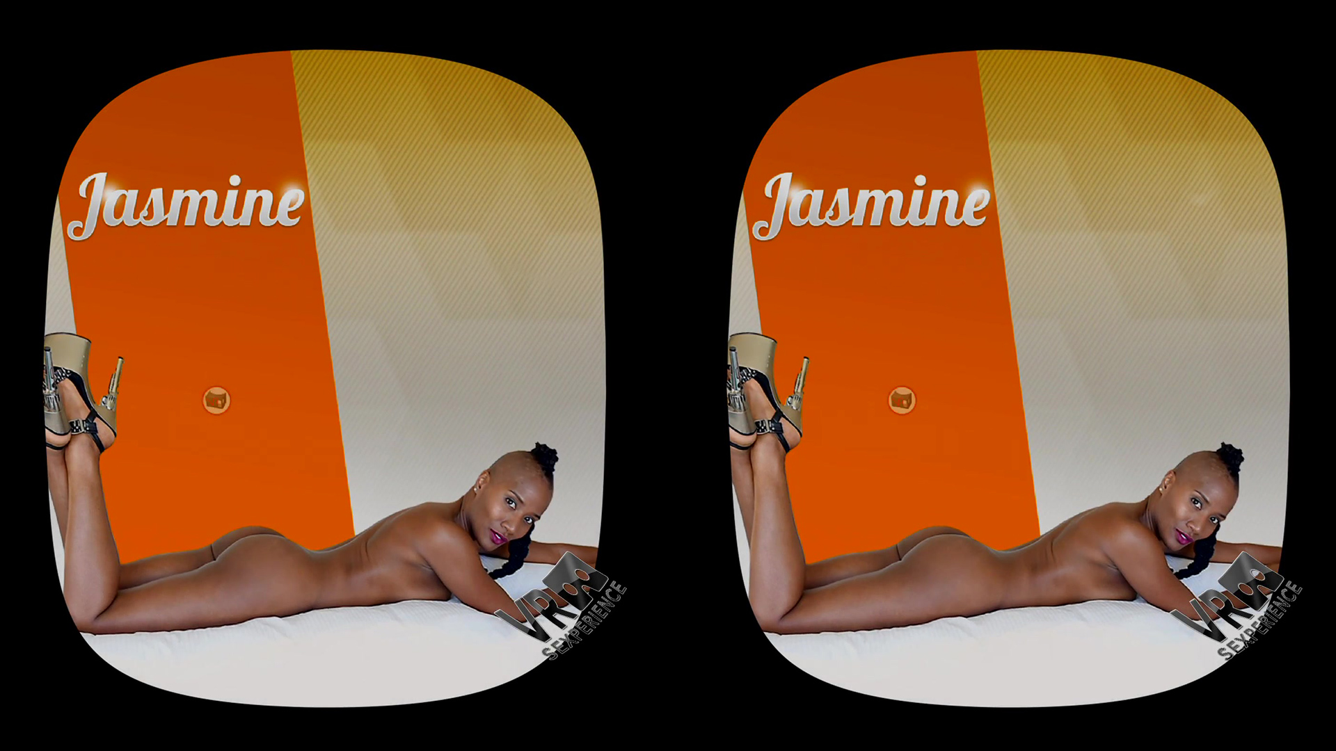 Jasmine Solo performs a solo act outdoors in 4K VR with 60 FPS and fisheye lens effects for VR Sexperience.