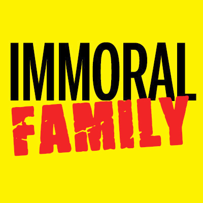 Immoral Family VR porn studio logo — 337 family-themed adult scenes in virtual reality.