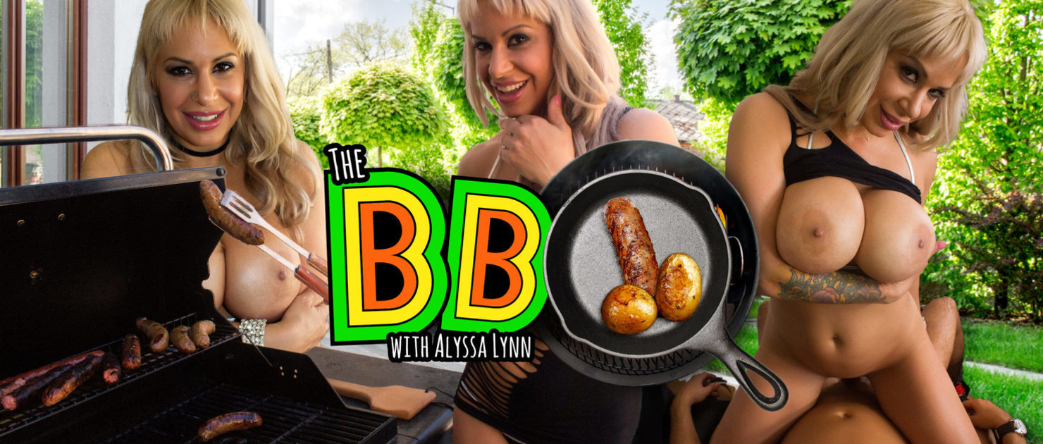 Alyssa Lynn performs POV oral and breast sex during a remastered 4K barbecue scene in this premium VR video.
