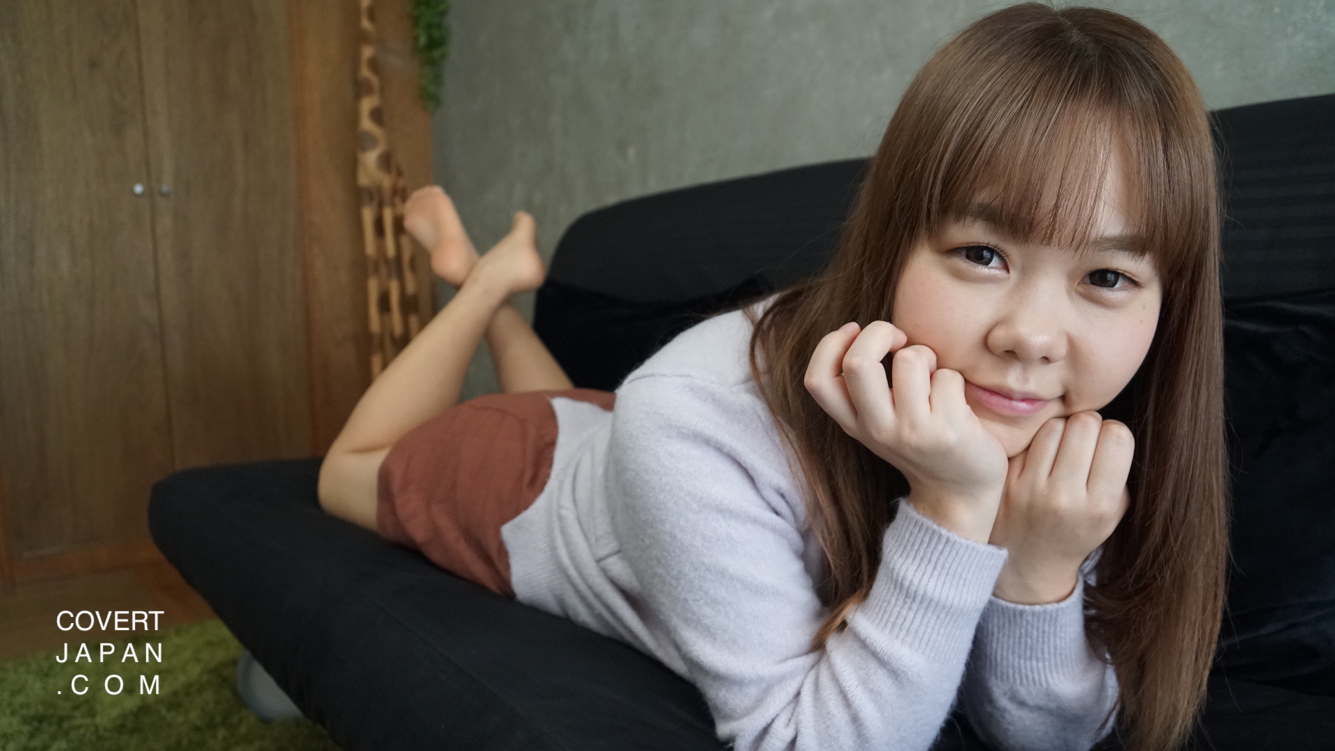 Ami performs a POV blowjob in a Japanese setting, captured in 60 FPS VR for an immersive interracial experience.