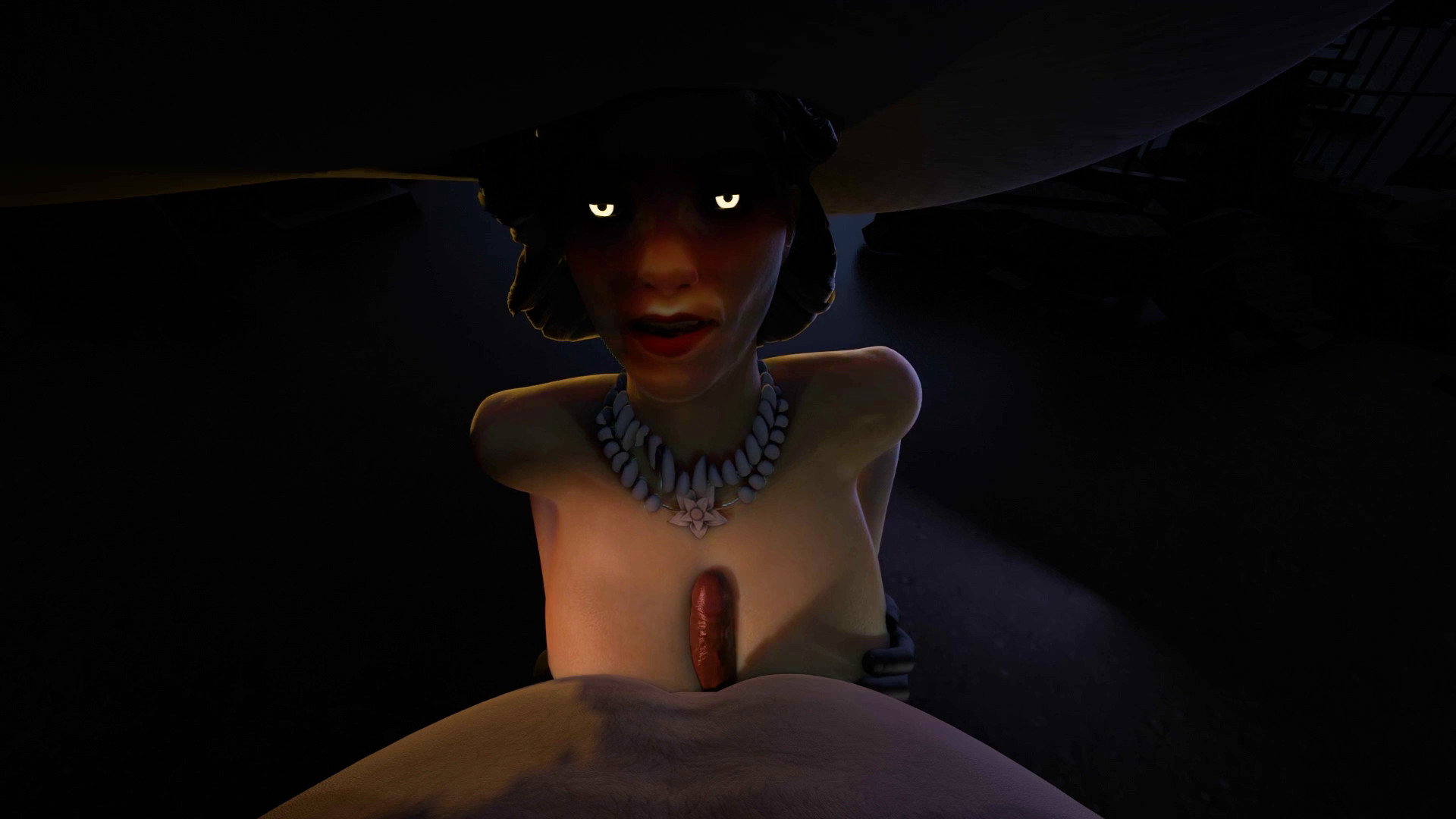 Lady Dimitrescu provides a POV titty fuck in 4K VRCGI vampire parody