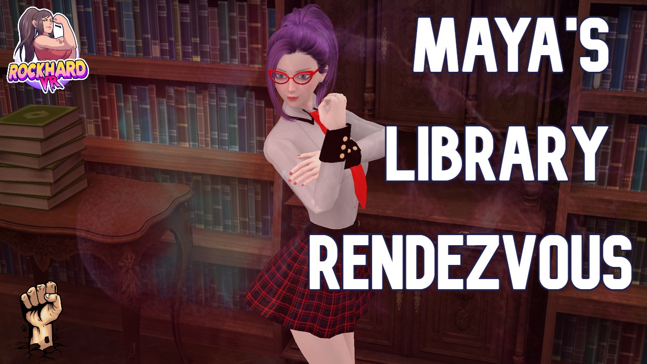 Maya explores a library setting in this RockHardVR webxr experience featuring 6DoF spatial audio and premium production quality.