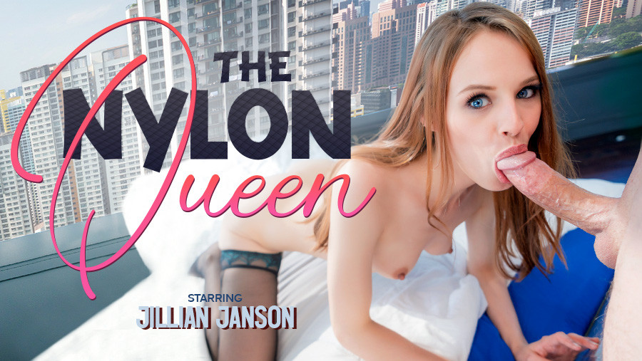 Jillian Janson's Hot Nylon Tease & Hardcore VR Sex