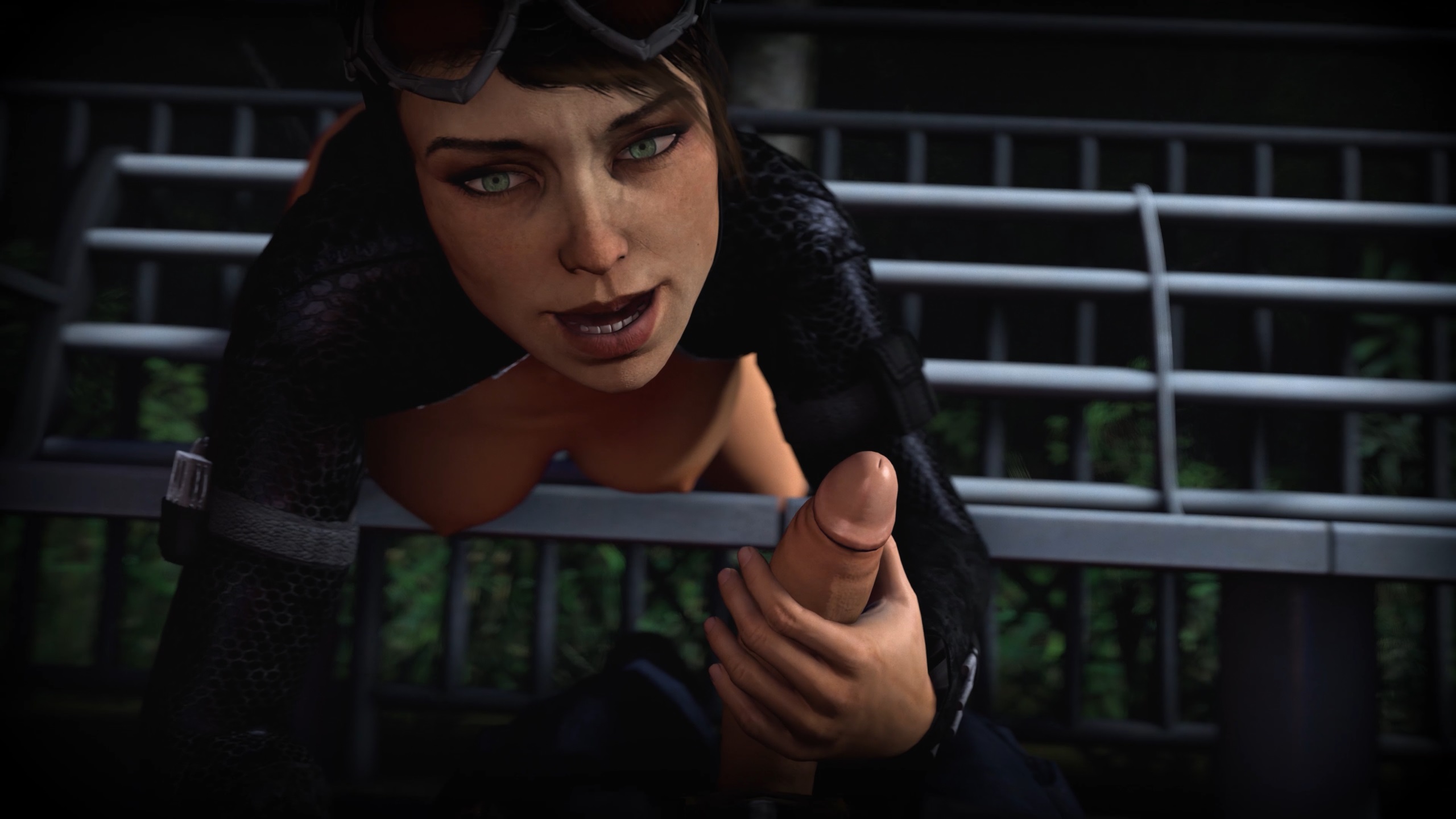 Catwoman Park Service VR: 6K POV Blowjob & Handcuff Fun