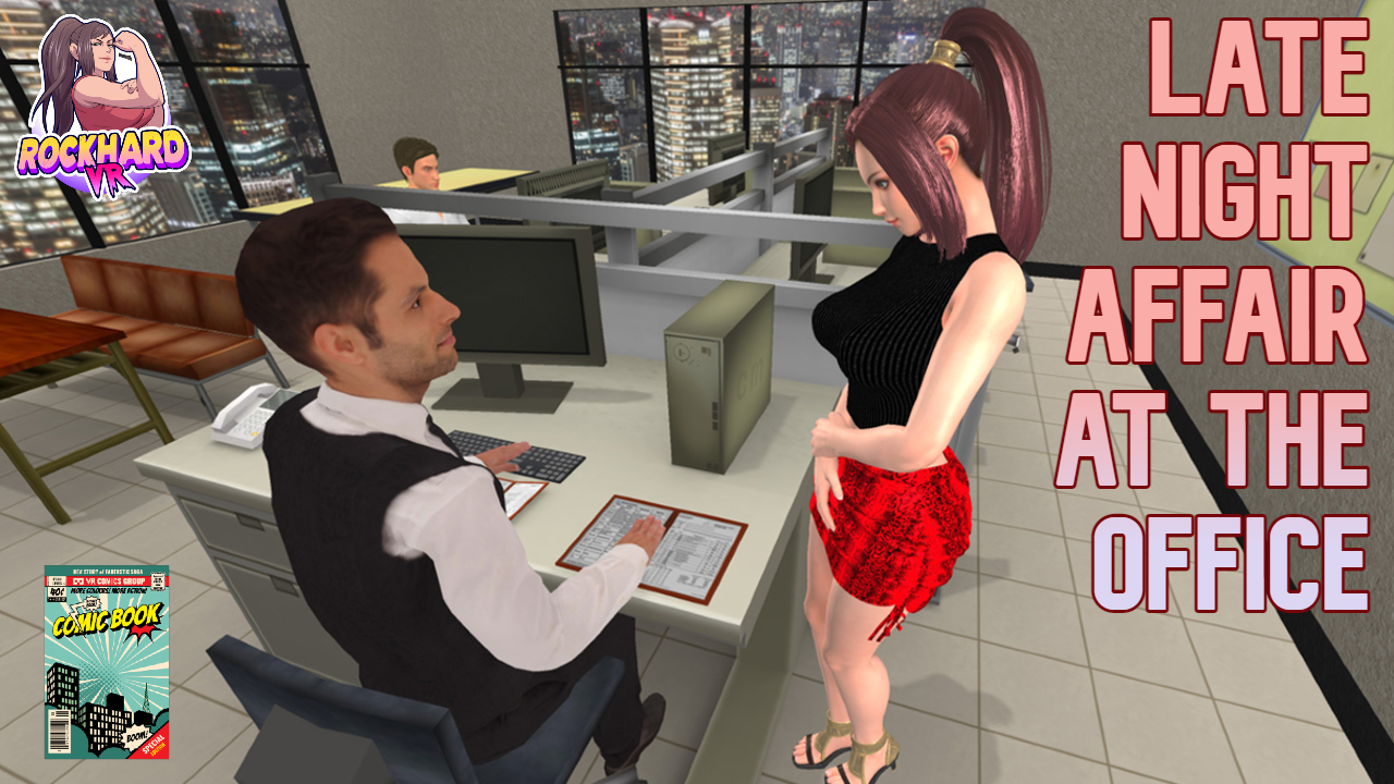 Professional woman engages in office roleplay in VR with spatial audio and 6DoF interaction