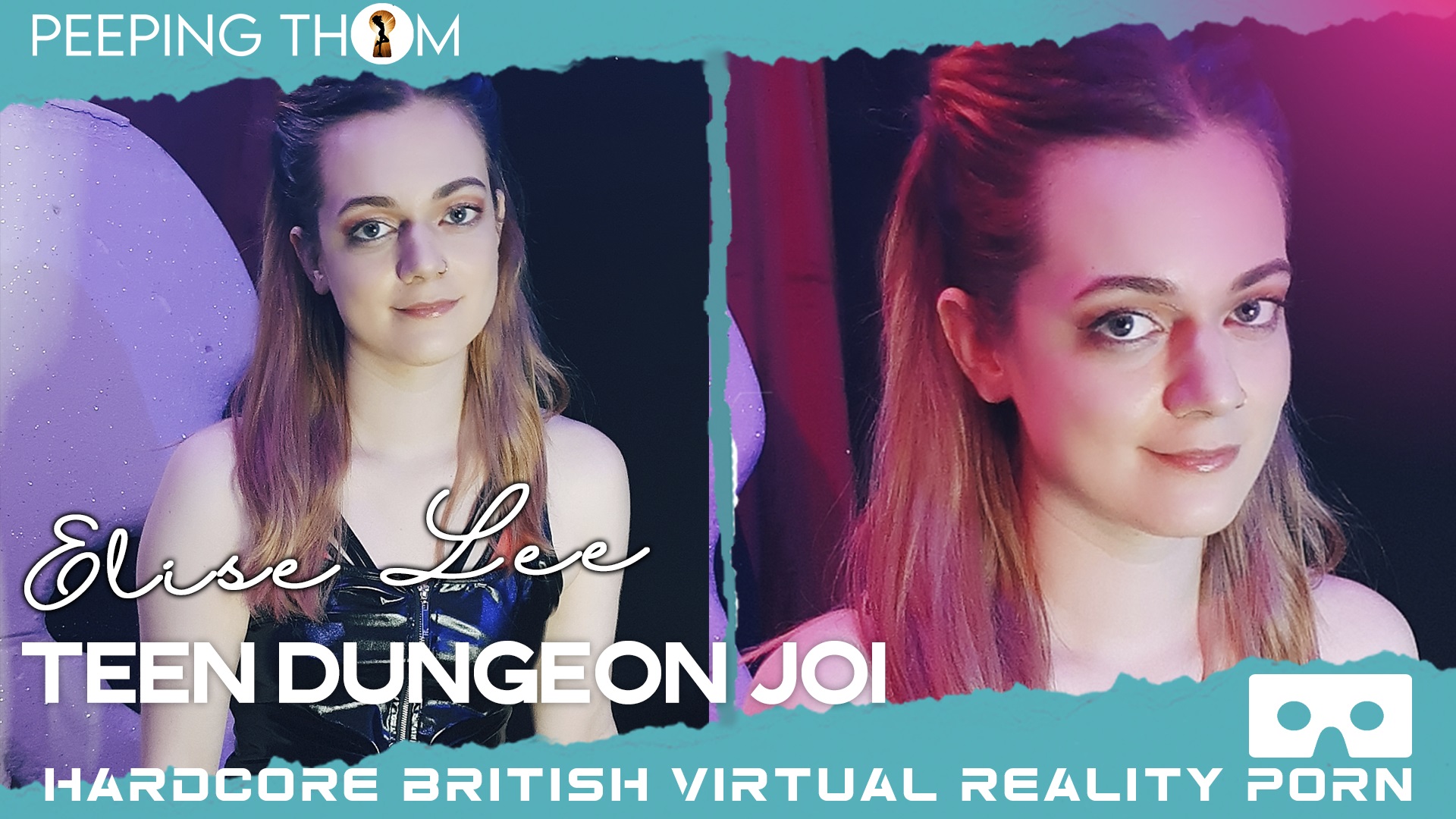 Elise Lee performs solo JOI in a dungeon setting in this 4K Peeping Thom VR video