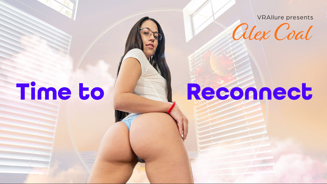 Brunette Alex Coal performs a solo scene in a VRAllure production featuring 4K resolution and 60 FPS non-POV VR content.