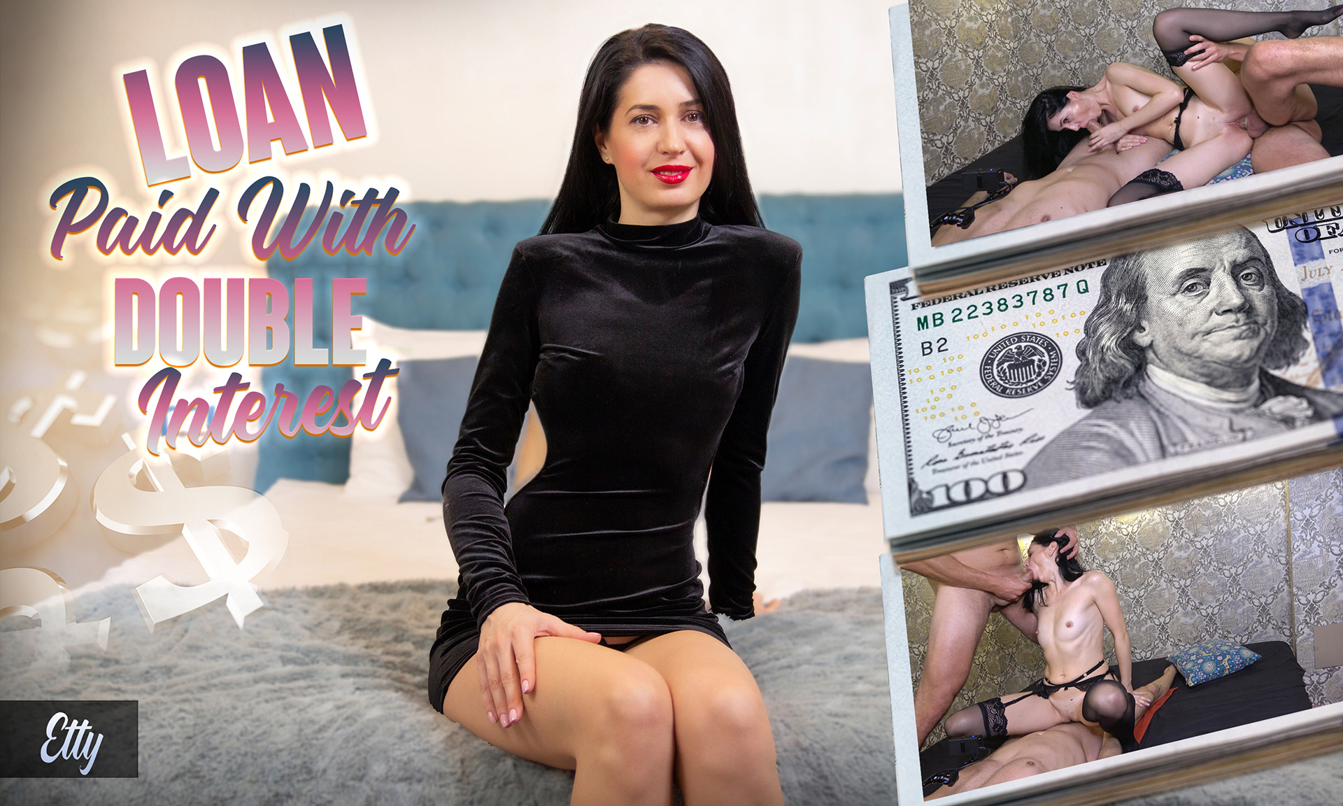 Brunette Etty performs a POV blowjob in a VRixxens 4K production with premium quality visuals and 6K resolution details.