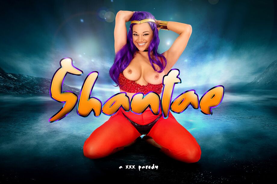Mona Azar in Shantae cosplay performs a POV blowjob in 8K VR for VRCosplayX