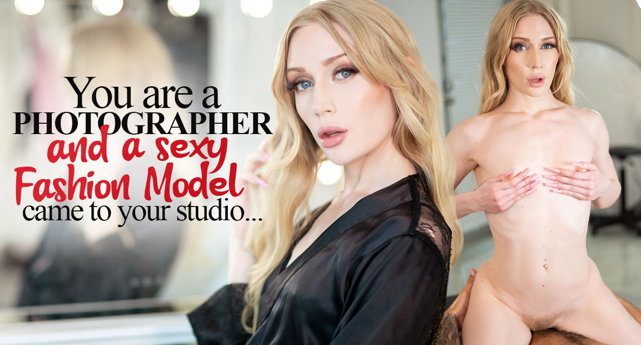 Emma Starletto in a casting POV scene with a blowjob, captured in high definition 60 FPS VR production.