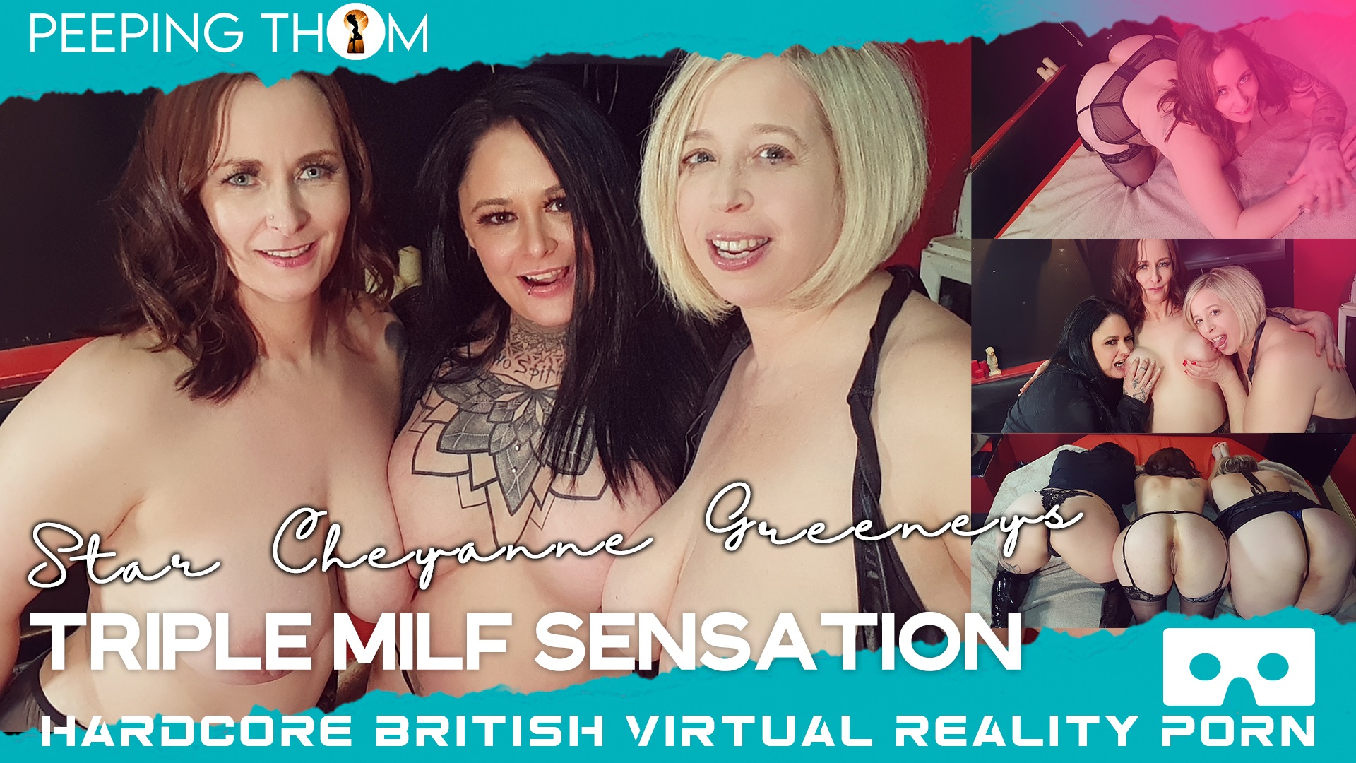 Three Busty MILFs Lesbian Play in 6K VR