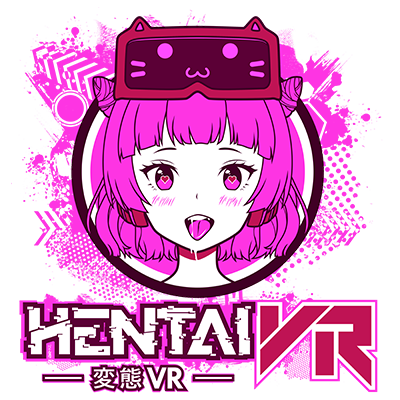 Hentai VR studio logo representing 19 animated adult scenes designed for virtual reality headsets and immersive playback experiences.