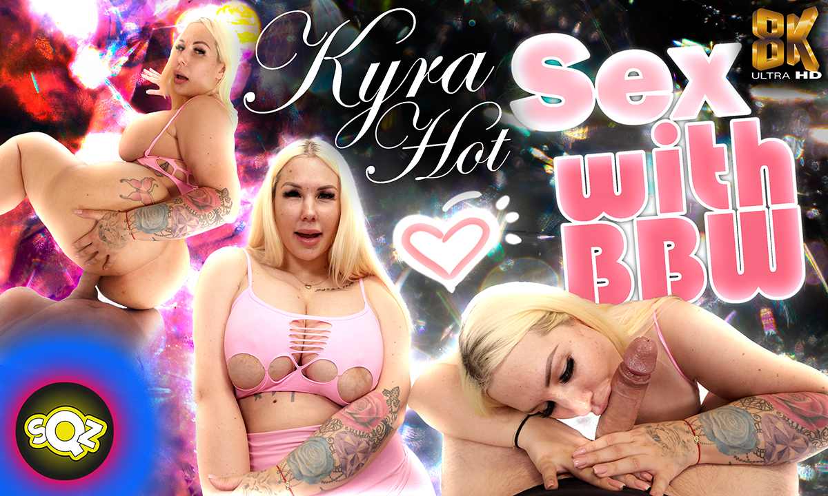 Kyra Hot performs a POV blowjob and titty fuck in this 60 FPS VR video by Squeeze VR.
