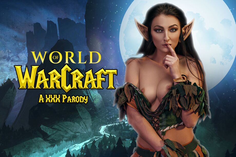 Katy Rose cosplaying as a World of Warcraft character performs oral and anal sex in a VR POV scene shot in 60 frames per second.