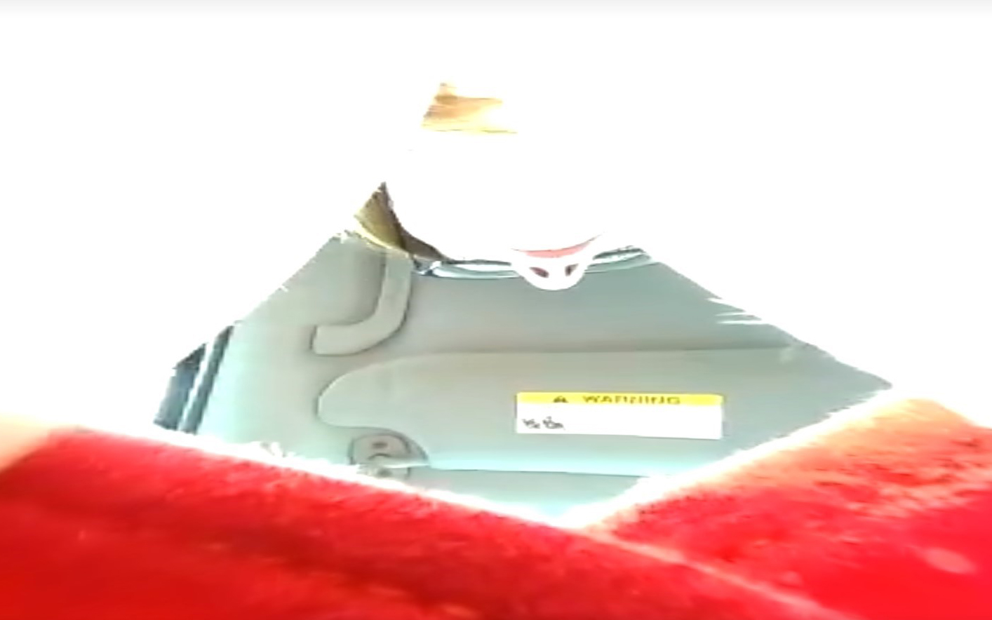 Jane Judge drives a miniature husband during an errand run in a solo fetish VR video with glasses and large breasts.