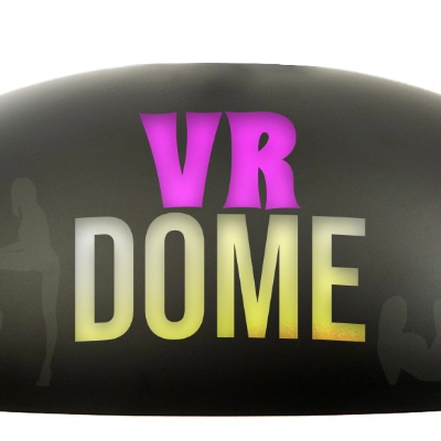 VRDome VR porn studio logo — 142 immersive dome-based scenes in stereoscopic 3D for full-body tracking headsets.