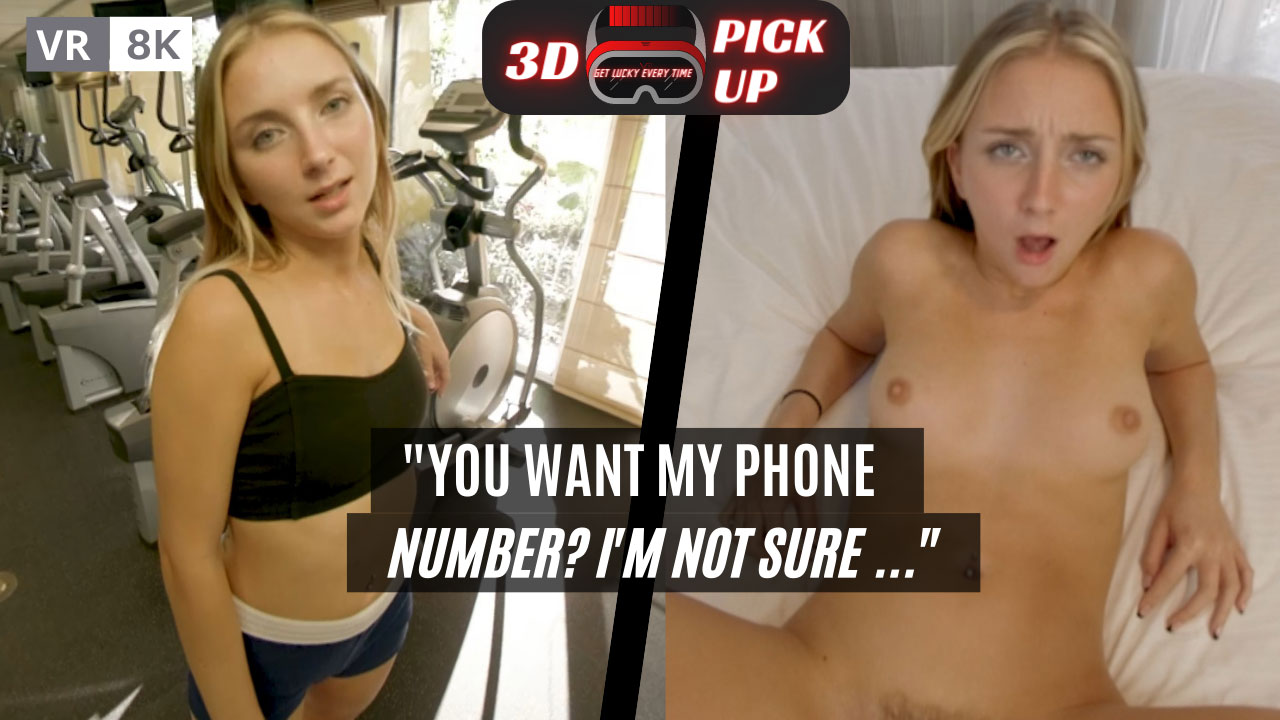 Macy Meadows performs a solo gym pickup in this 4K VR POV experience with 60 FPS and brunette details.