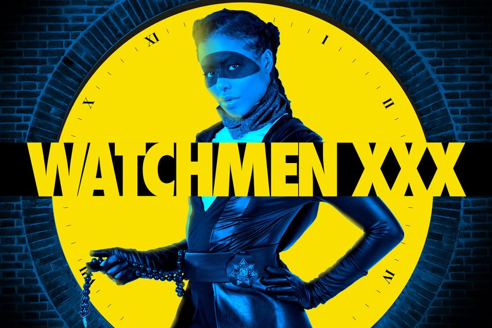 Kira Noir performs a blowjob in a Teen (18+) cosplay as Sister Night for Watchmen in this 60 FPS VR POV scene.