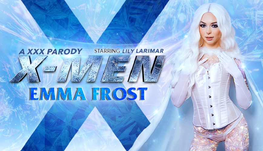 Lily Larimar as Emma Frost performs a POV blowjob in cosplay for VR Conk in 4K 60 FPS